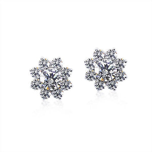 Paige Round Flower Cluster Earring