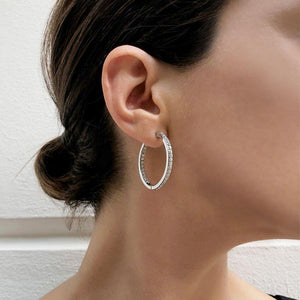 Serenity Double-sided Hoops