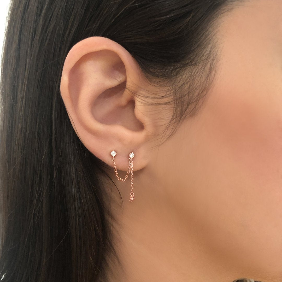 Niabi Earring in Rose Gold