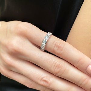 Cassidy Emerald Line Ring